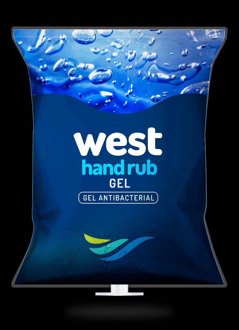 Gel antibacterial hand rub gel