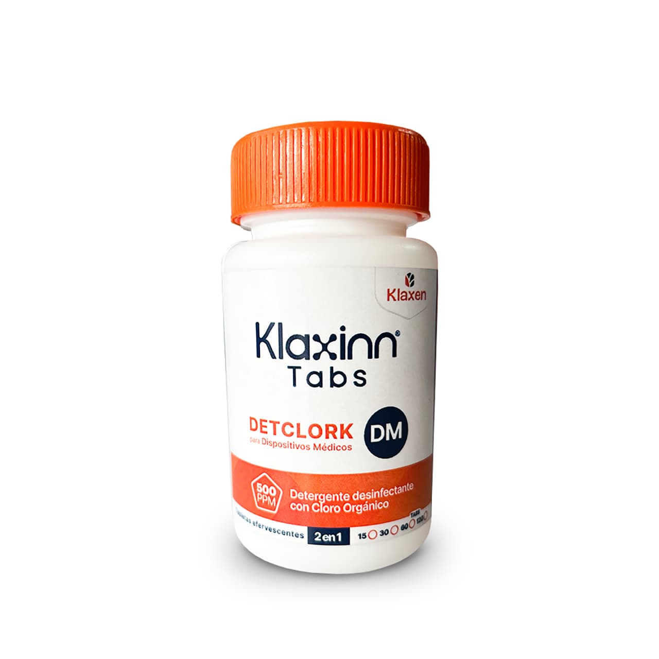 Klaxinn Tabs Detclork 500 DM - Detergente Desinfectante para Dispositivos Médicos
