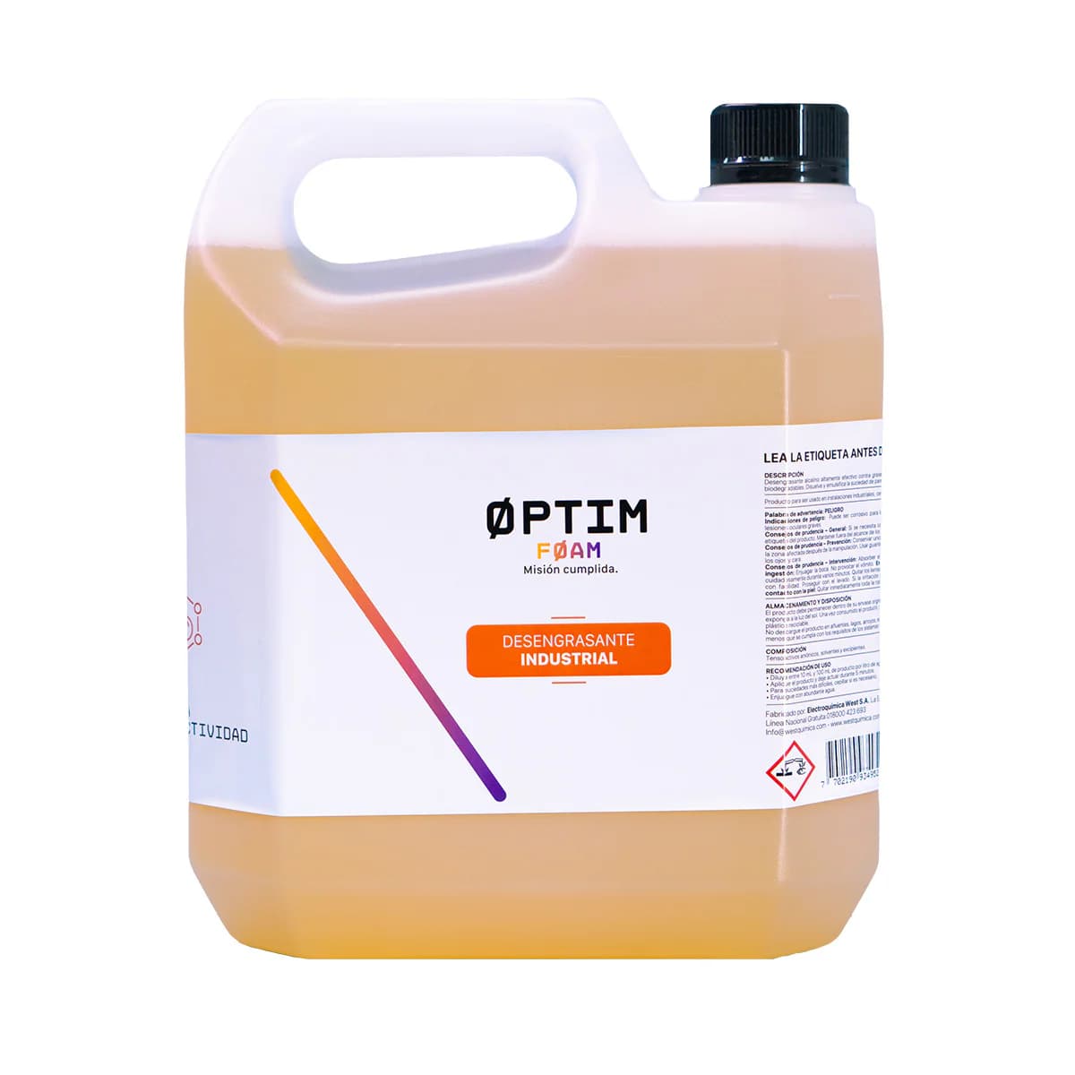 Desengrasante alcalino Optim Foam