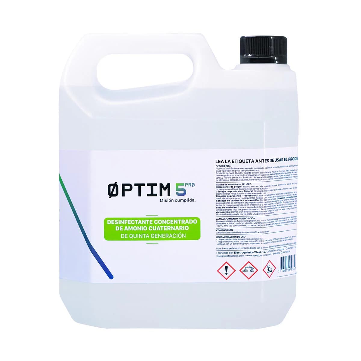 Desinfectante concentrado Optim 5 Pro