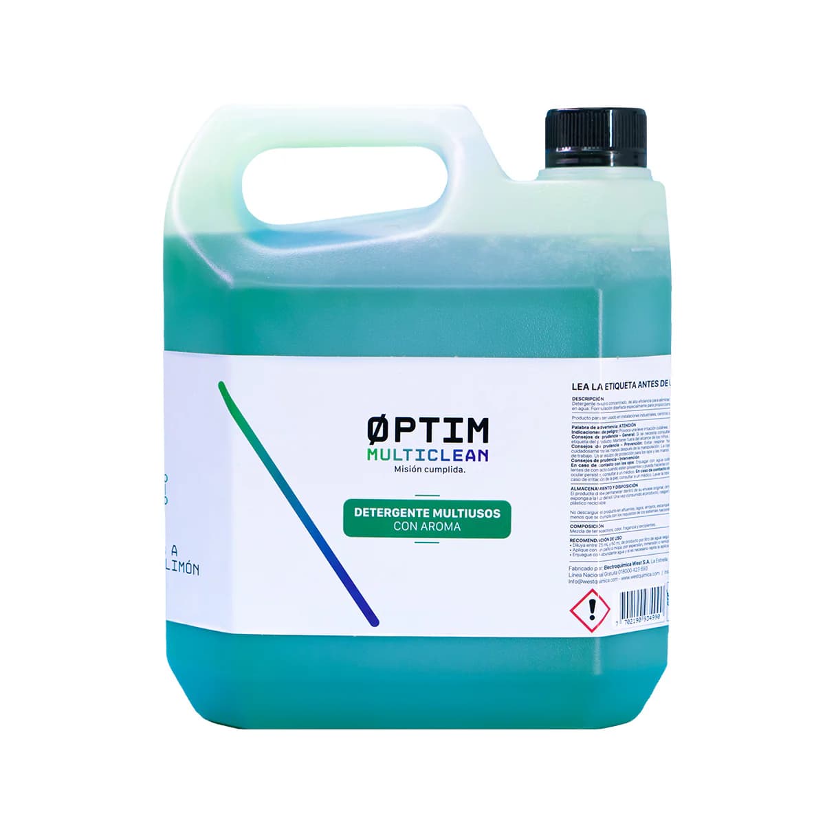 Detergente neutro multipropósito con aroma a cocolimón