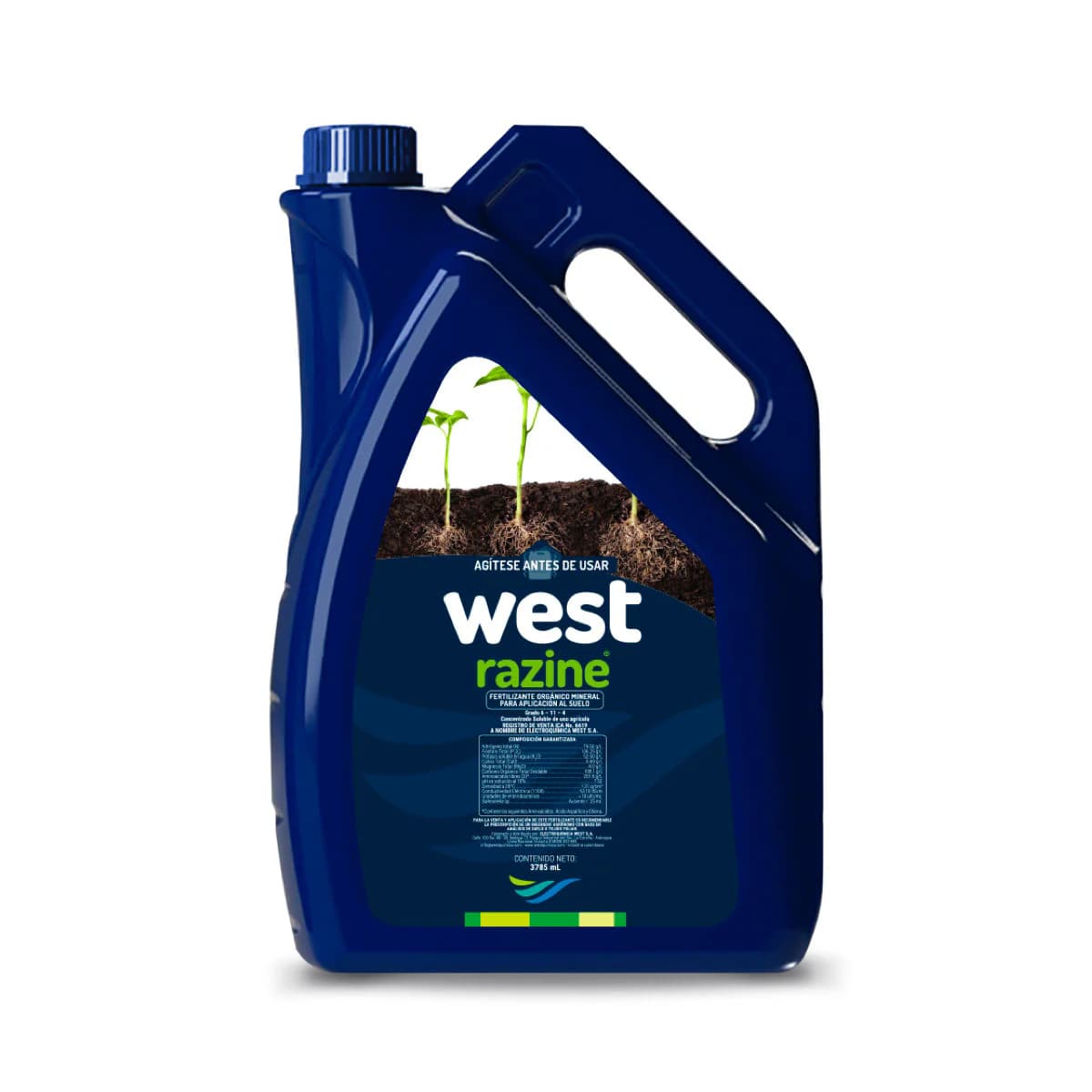 Fertilizante orgánico líquido razine