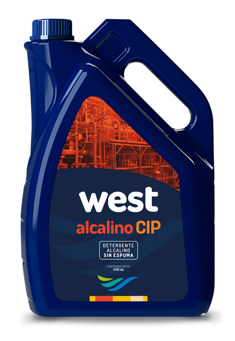 Detergente alcalino de baja espuma West alcalino CIP