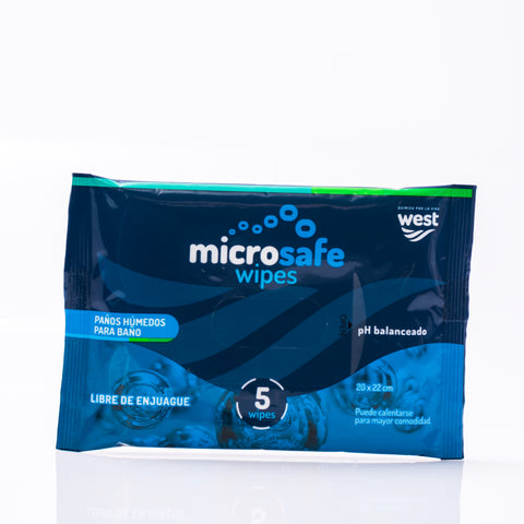 Paños Húmedos Microsafe Wipes 5 Uds